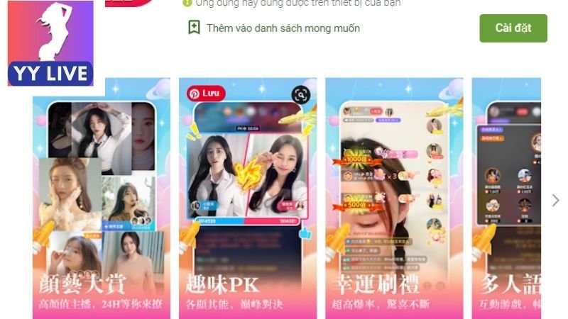 App Liveshow China IOS – Tải Ứng Dụng Livestream Siêu Hot 2 Những app liveshow China iOS nổi bật