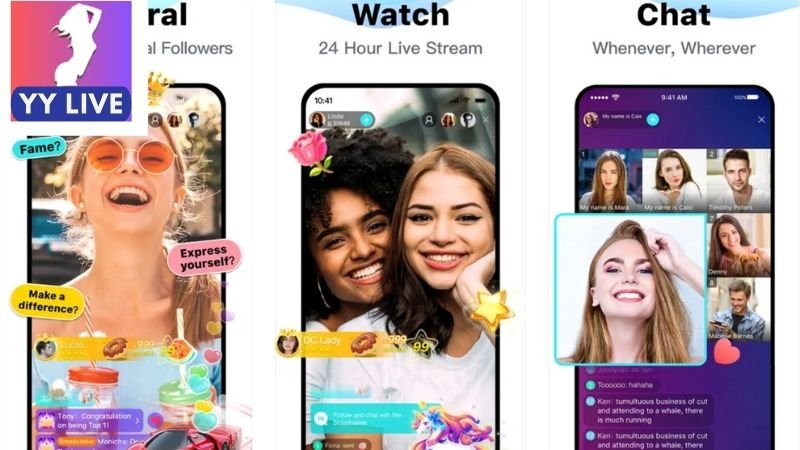 Giới thiệu tổng quan app YY Live Trung Quốc