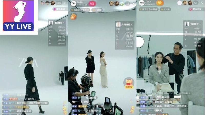 Mô hình hoạt động với tính năng nổi bật của app YY Live Trung Quốc