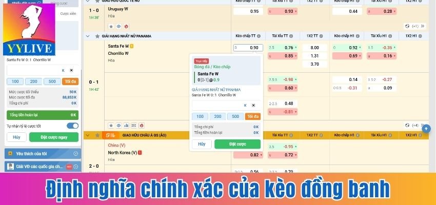 Cách đọc cược đồng banh đơn giản nhất