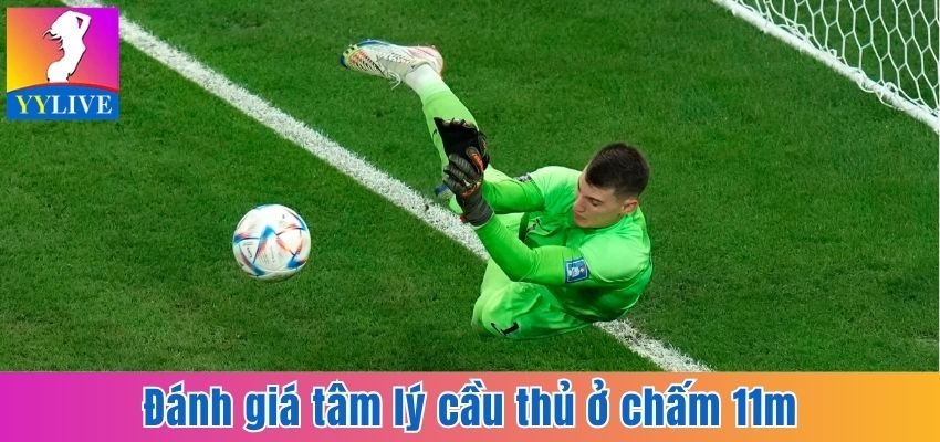 Đánh giá tâm lý cầu thủ ở chấm 11m