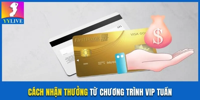 Cách khách hàng nhận thưởng từ ưu đãi tuần của YYlive